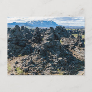 Dimmuborgir lava fält, Myvatn area - Island Vykort