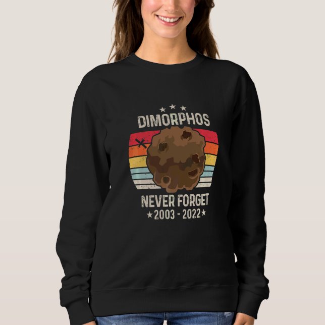 Dimorphos Glöm Aldrig Krocka Det Bra Dart Rymdsond T Shirt (Framsida)