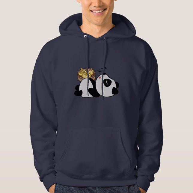 Dimsum Loving Panda Hoodie (Framsida)