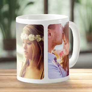 Din 3-fotorundade mall Mugg