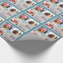 DIN 4 FOTOS- & MONOGRAM-pappra förpackning Presentpapper