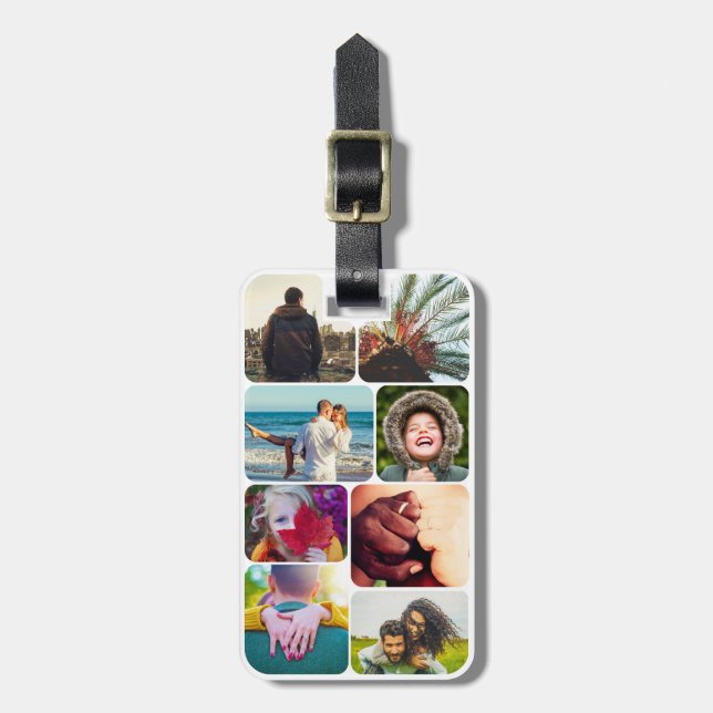 Din 8-fotoresande Märkre Bagagebricka (Vertikal Framsida)