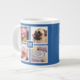 DIN 8 FOTOS & MONOGRAM mugg Jumbo Mugg