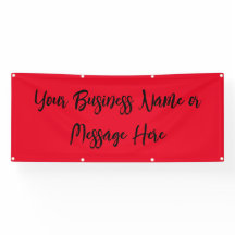 Din affärsbanderoll