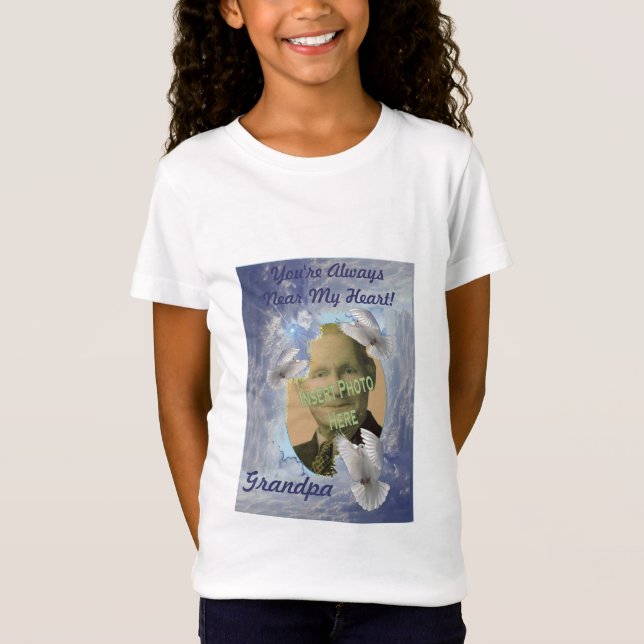 Din alltid nära min hjärtaminnesskjorta t-shirt (Framsida)