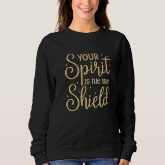 Din Ande Är Den Sanna Sköld Sport Samuraj Kämpa T Shirt