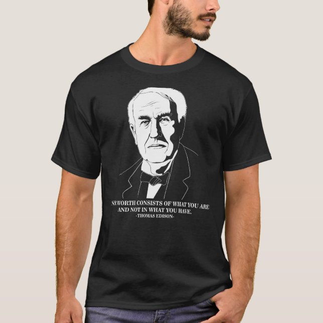 Din andliga inspirationsoffert Thomas Edison Sweat T Shirt (Framsida)