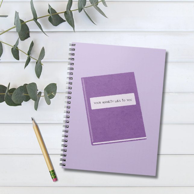 Din ångest ljuger för dig anteckningsbok (Skapare uppladdad)