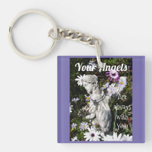 Din Änglar är alltid med din Blommigt Angel
