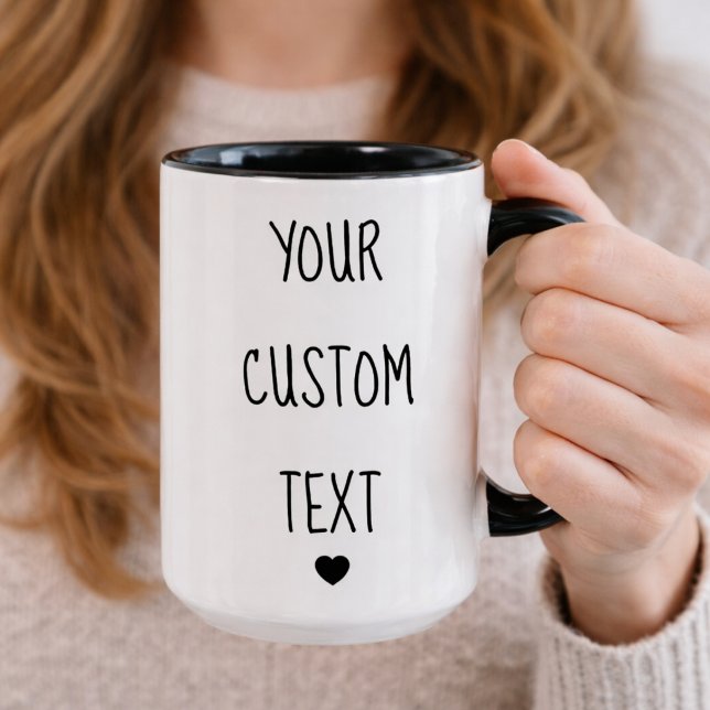 Din anpassade text här Anpassningsbar kaffe Mugg (customizable mug)