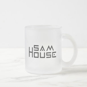 Din anpassningsbar 10 uns frostad Glass mugg