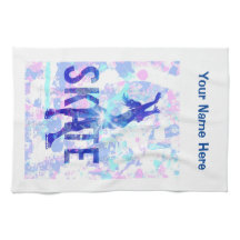 Din anpassningsbar avbildar konståkningbladwipen