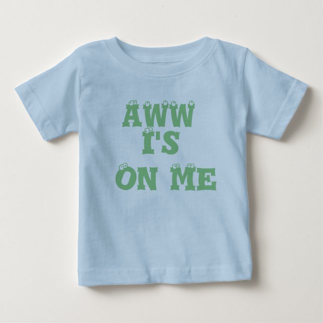 Din Anpassningsbar Baby Romper Tee (Framsida)
