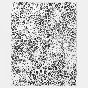 Din Anpassningsbar Blanket, stor/leopard-utskrift Fleecefilt