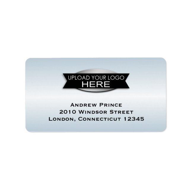 Din Anpassningsbar Business Logotyp Adressetikett (Framsidan)
