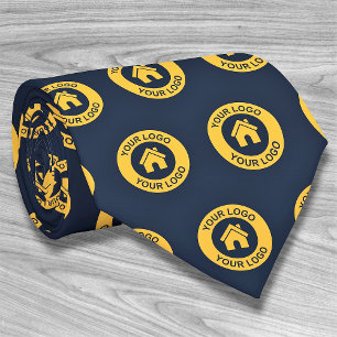 Din Anpassningsbar Business Logotyp Blue-kampanj Slips
