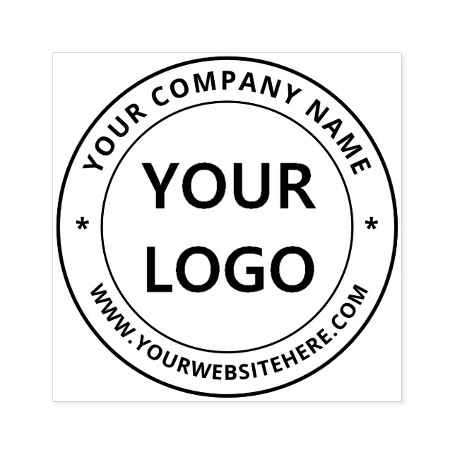 Din Anpassningsbar Business Logotyp - Professionel Stämpel (Tryck)