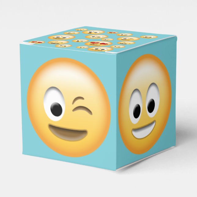 Din anpassningsbar färg, Emoji Gift Presentaskar (Framsidan Sidan)