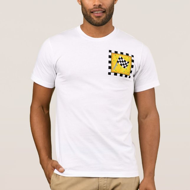 Din anpassningsbar för flagga för favorit- t shirt (Framsida)