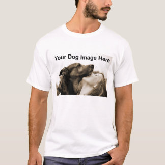 Din Anpassningsbar Hund Fotobild T Shirt