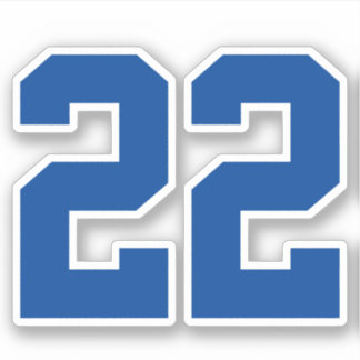 Din Anpassningsbar Jersey-nummer Klistermärken