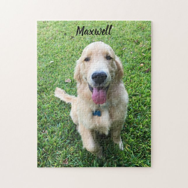 Din Anpassningsbar Pet Photo Hund Pussel (Vertikal)