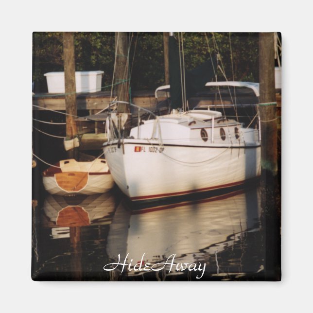 Din Anpassningsbar Sailboat Magnet (Framsidan)