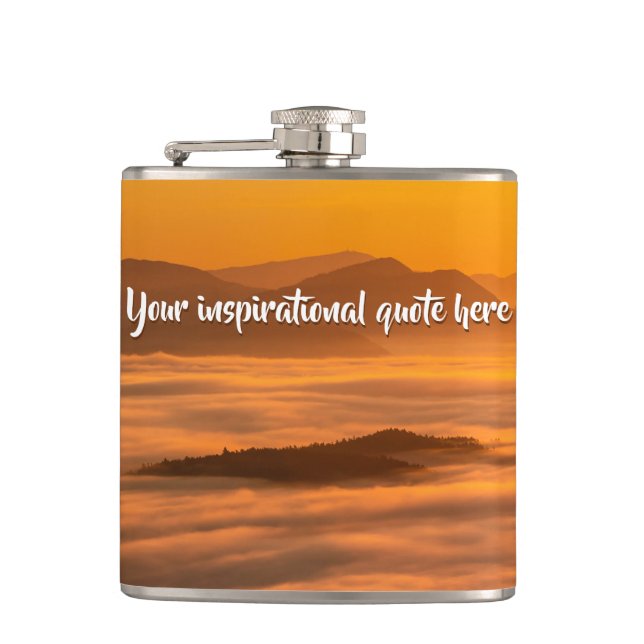 Din anpassningsbar soluppgång över skumbildslandsk fickplunta (Framsidan)