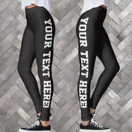 Din Anpassningsbar-text är utformad för dina egna  Leggings