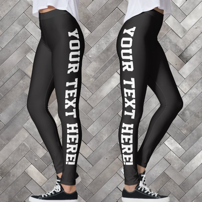 Din Anpassningsbar-text är utformad för dina egna  Leggings (Custom leggings with personalized text)
