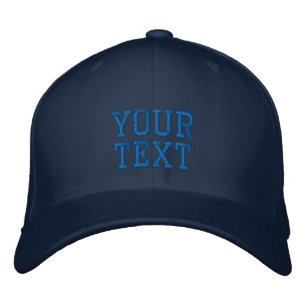 Din Anpassningsbar Text / Namn / mer - Personlig Broderad Keps