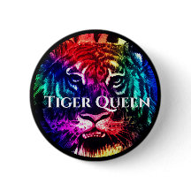 Din Anpassningsbar Text Rainbow Exotic Tiger Queen
