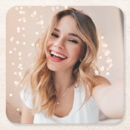 Din ansikte fyller år underlägg papper kvadrat