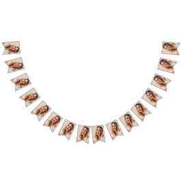 Din ansikte på en personlig välkomnar hem party vimplar