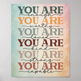 Din är tillräckligt stor för att Poster utskrift