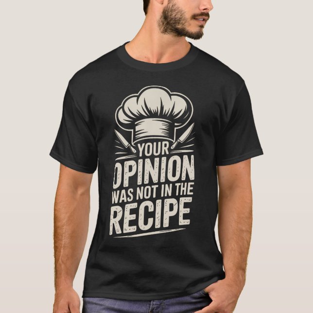 Din åsikt fanns inte med i t shirt (Framsida)