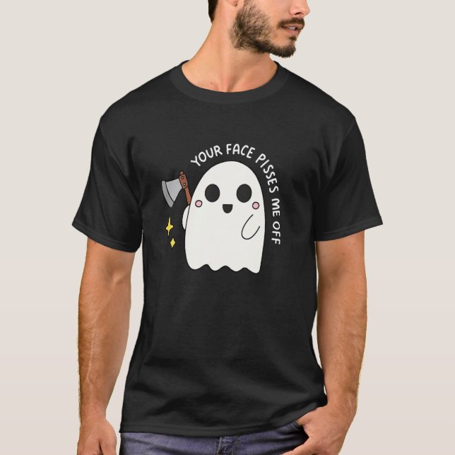 din åsikt gör mig förbannad t shirt (Framsida)