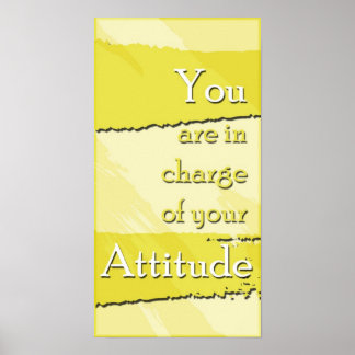 Din attitydmotivation Poster
