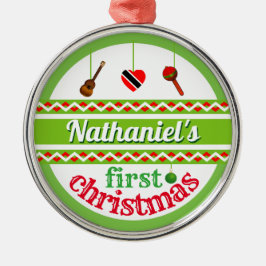 Din Baby 1:a jul (Trini) Julgransprydnad Metall