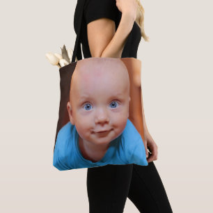 DIN BABY-FOTO ALLA ÖVER SKRIVBORD TYGKASSE