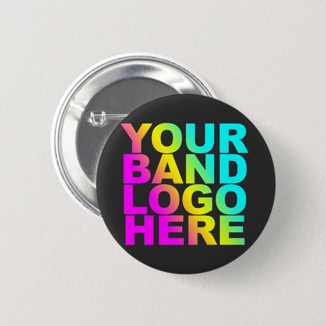 DIN BAND LOGO PIN KNAPP (Framsida & baksida)