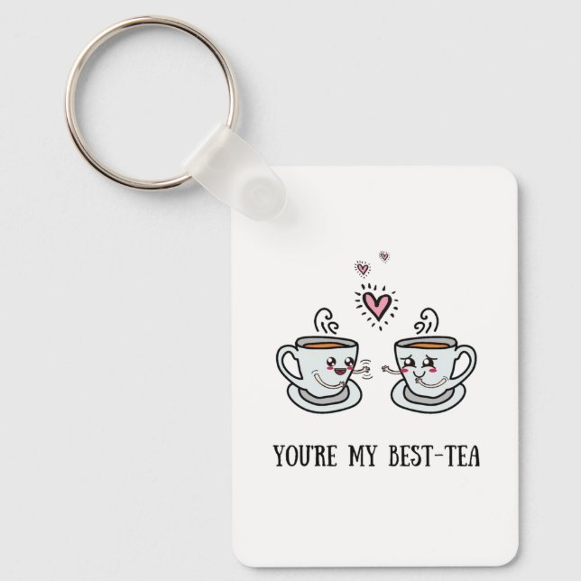 Din bästa Tea! <3 Nyckelring (Framsida)
