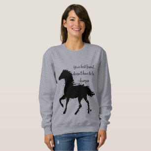 Din bästa vänskapliga inspirationshäst - citatteko t shirt