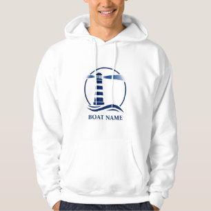 Din båt eller Namn i flottans fyr Hoodie