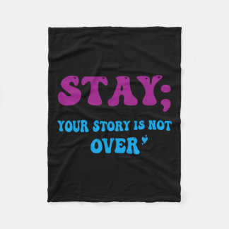 Din berättelse är inte över självmordsförebyggande fleecefilt