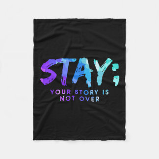 Din berättelse är inte över självmordsförebyggande fleecefilt