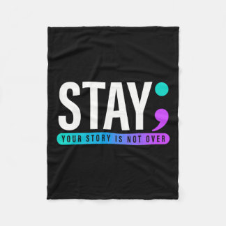 Din berättelse är inte över självmordsförebyggande fleecefilt