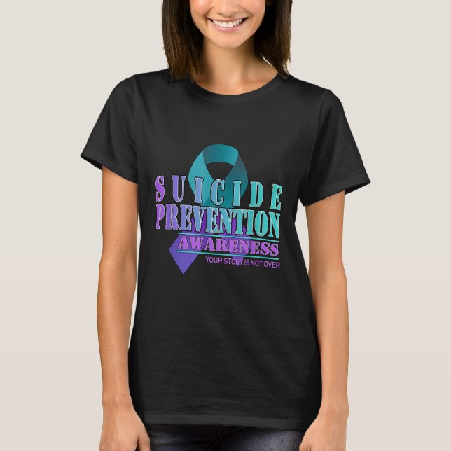 Din berättelse är inte över Stanna Välbefinnande f T Shirt (Framsida)