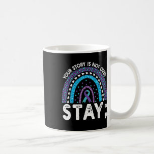 Din berättelse är inte över Stay Suicide Preventio Kaffemugg