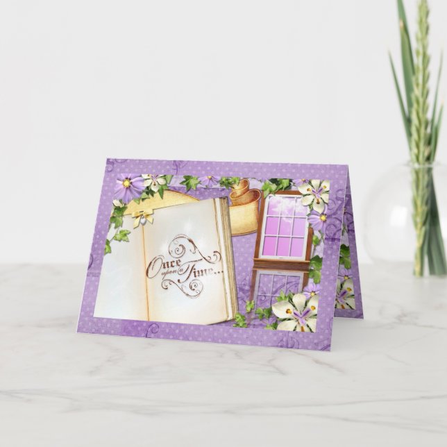 Din berättelse är på väg att börja! kort (Framsida)